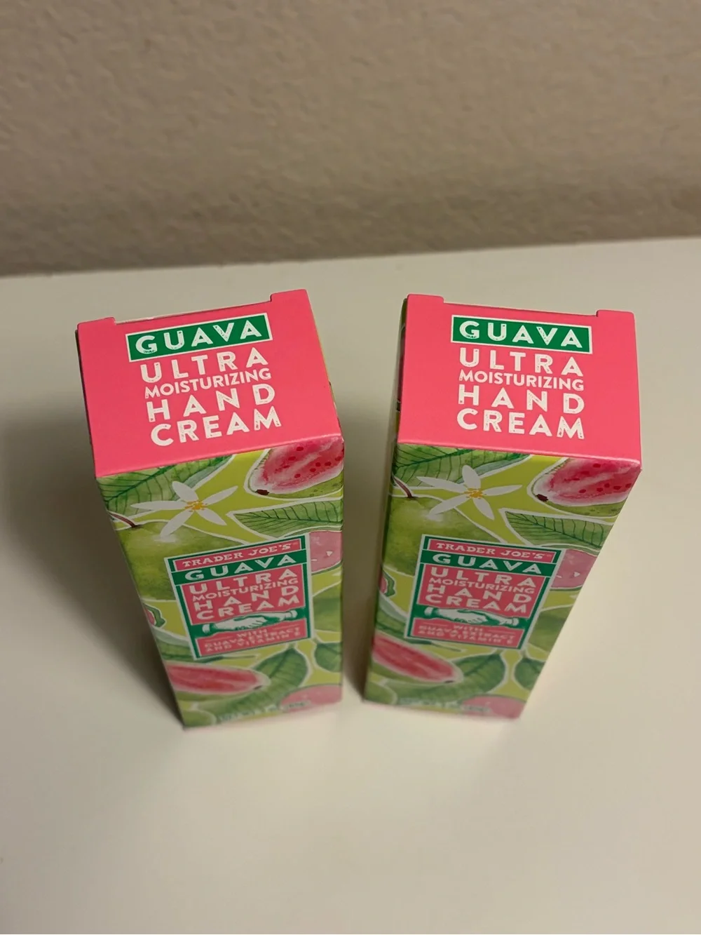 2 Pack Trader Joe’s Guava Ultra Moisturizing Hand Cream 3 oz/85g Vitamin E NEW